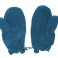 Children's Fleece Mitts w/ Clip-on Hooks